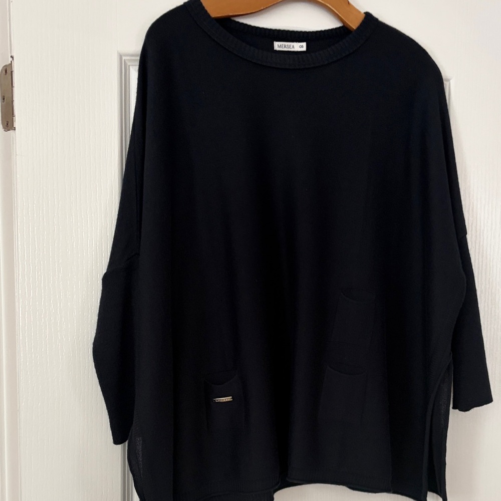 Mersea Navy Knit Sweater